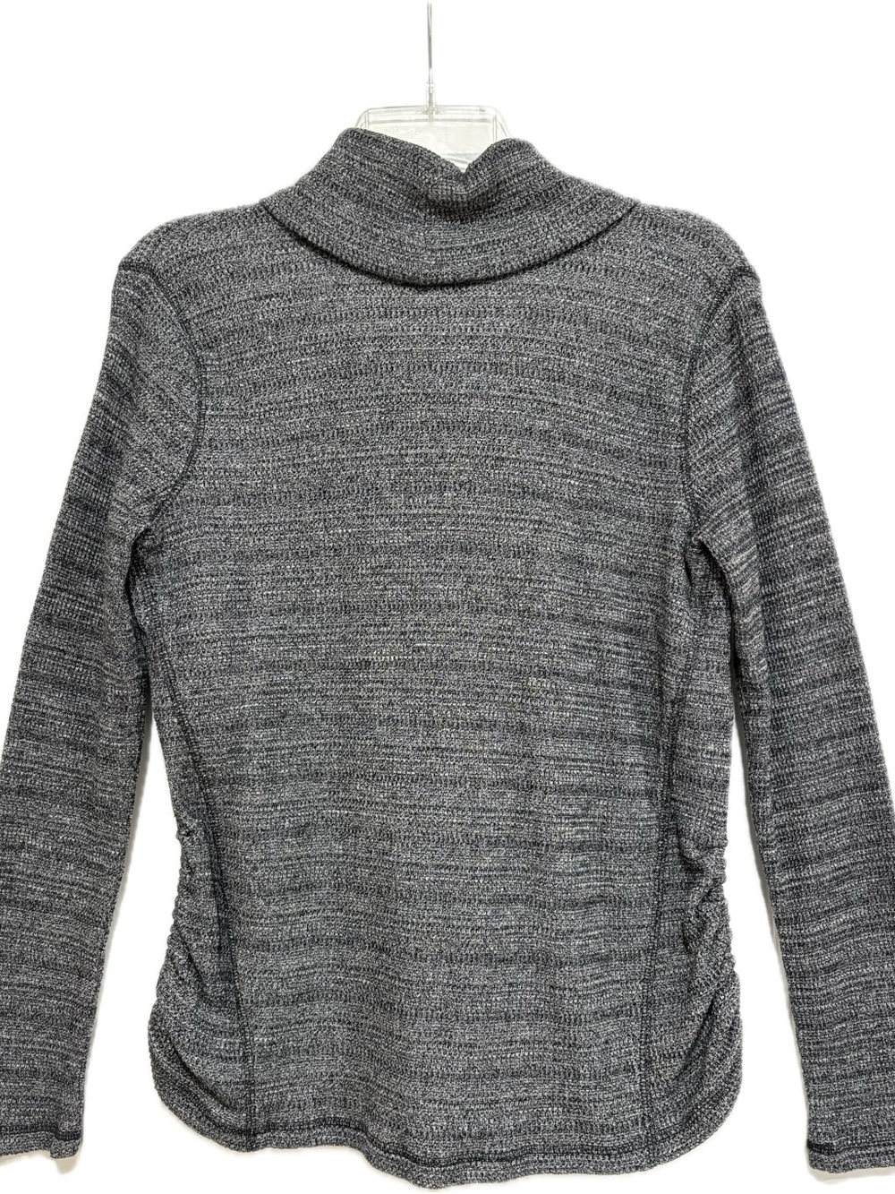 J.Jill Pure Jill Marled Cowl Turtleneck Pullover Sweater Side Lace-Up Size Small - Picture 3 of 6